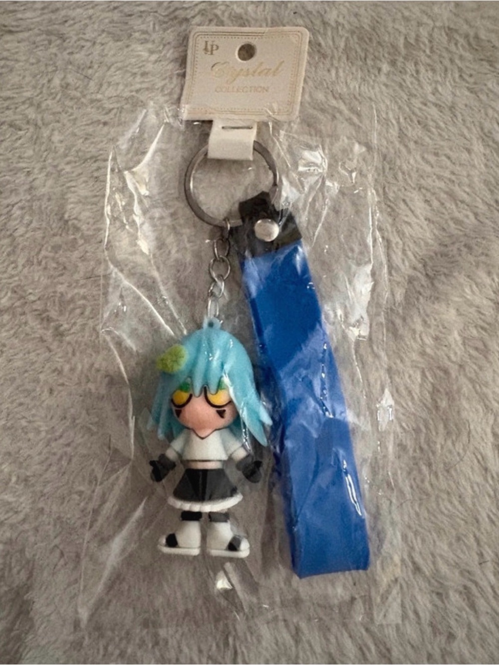 Blue Character Keychain with Blue Strap for Kids